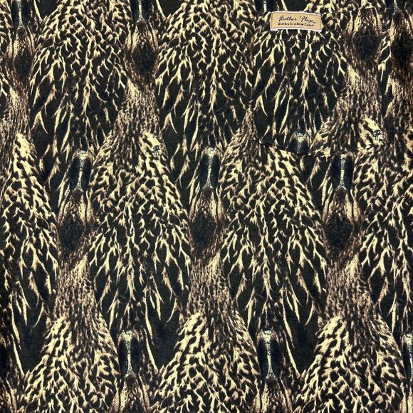 Feather Flage Ducks In A Row Camo Long Sleeve Tee Shirt Size Medium NEW Hunting - Picture 4 of 6
